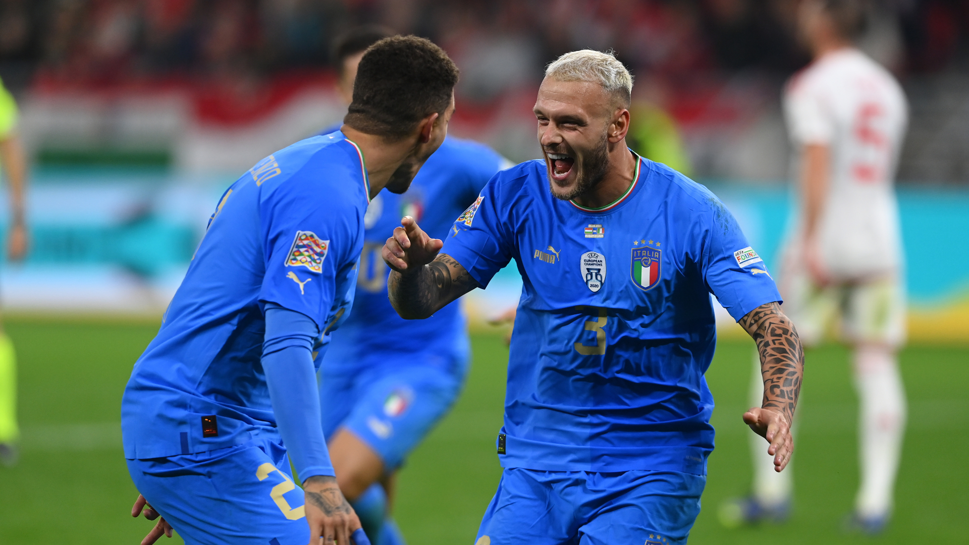 Italy downs Hungary to reach Nations League finals