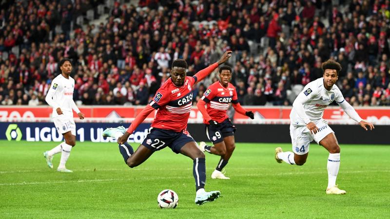 Lille's goal fest at home against Troyes ends 5-1