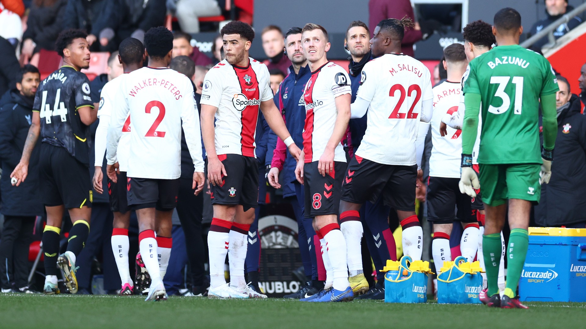 Drone stops play in Southampton-Villa clash