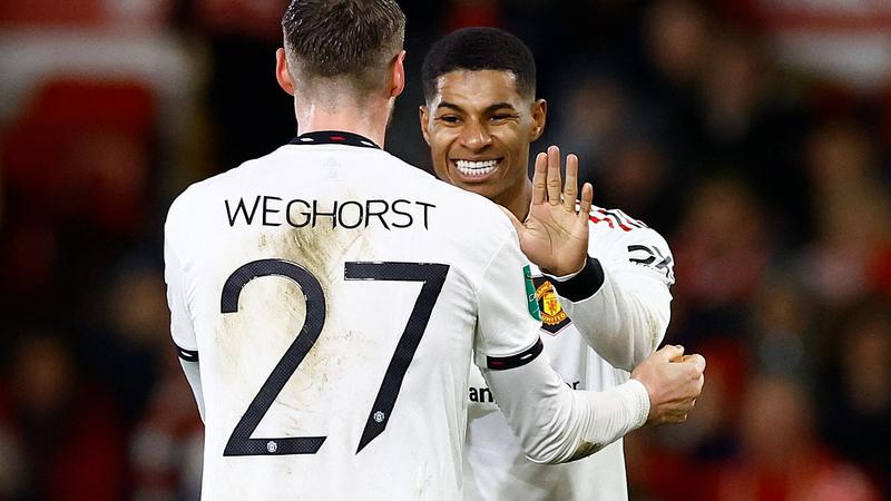 Man Utd beat Forest to close in on League Cup final