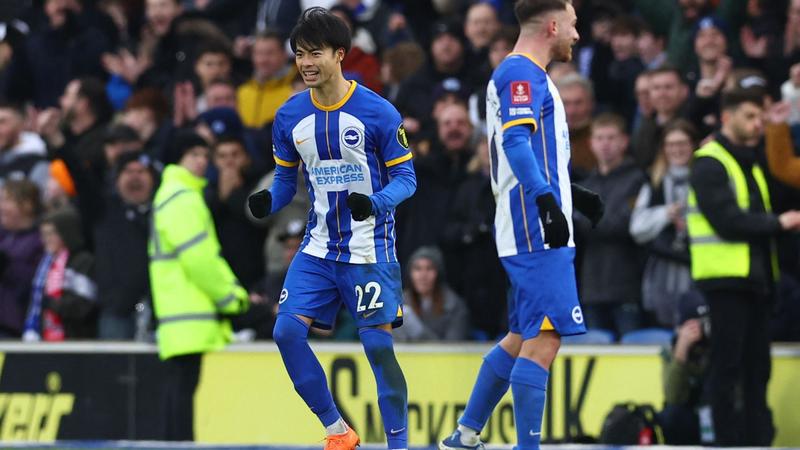 Holders Liverpool beaten 2-1 by Brighton in FA Cup