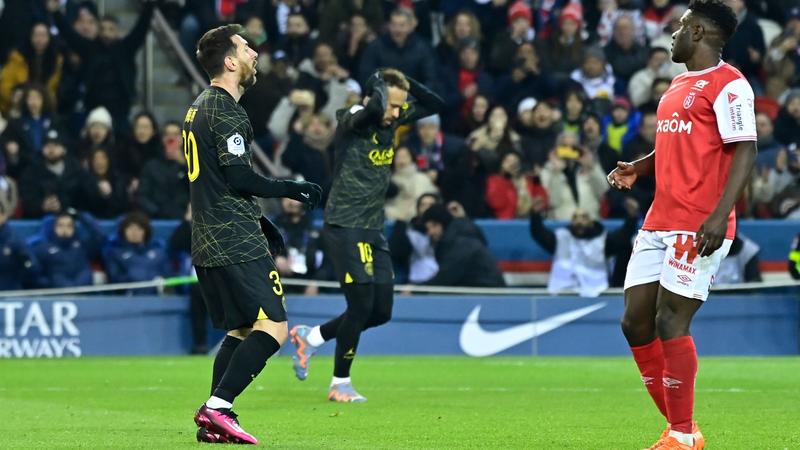 Paris Saint-Germain 1-1 Reims: Balogun stuns 10-man PSG with late leveller