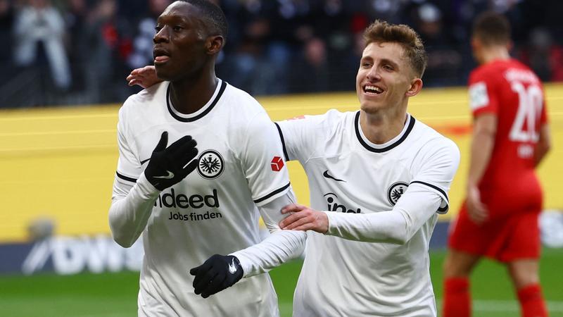 Bundesliga : Randal Kolo Muani s'occupe de tout contre le Hertha Berlin