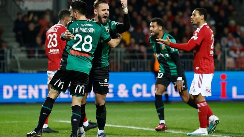 Brest and Lens split points after 1-1 draw