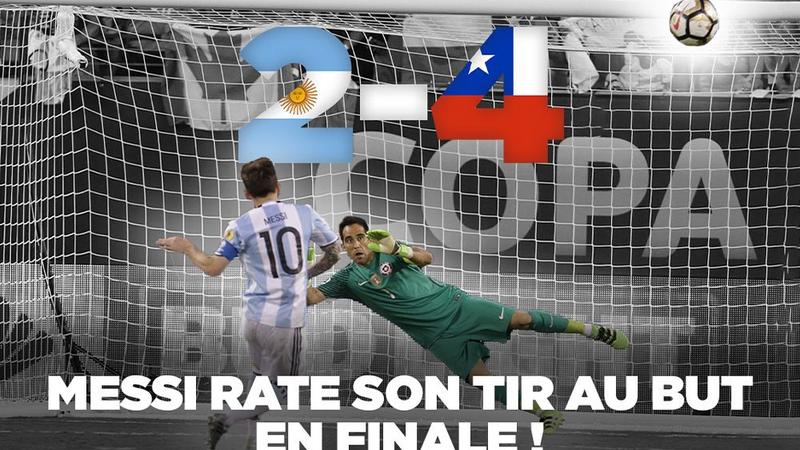Copa America 2016 - Quand Messi ratait son penalty en finale !