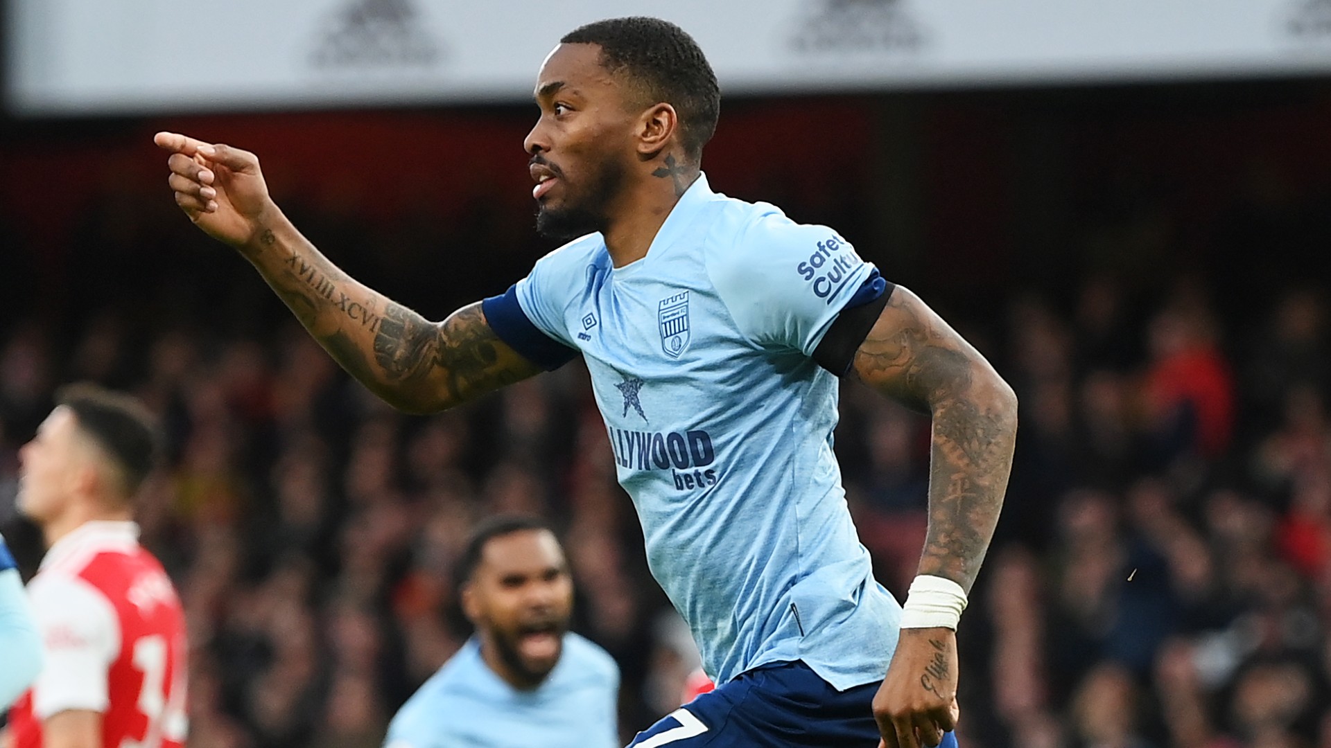 Arsenal 1-1 Brentford: Prolific Toney denies leaders