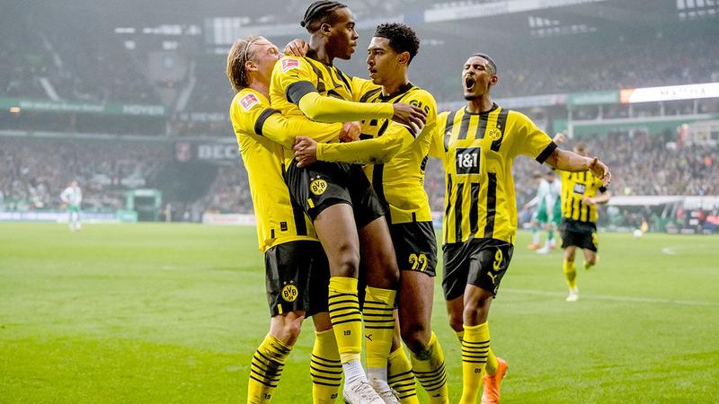 Dortmund stays perfect with fifth straight win