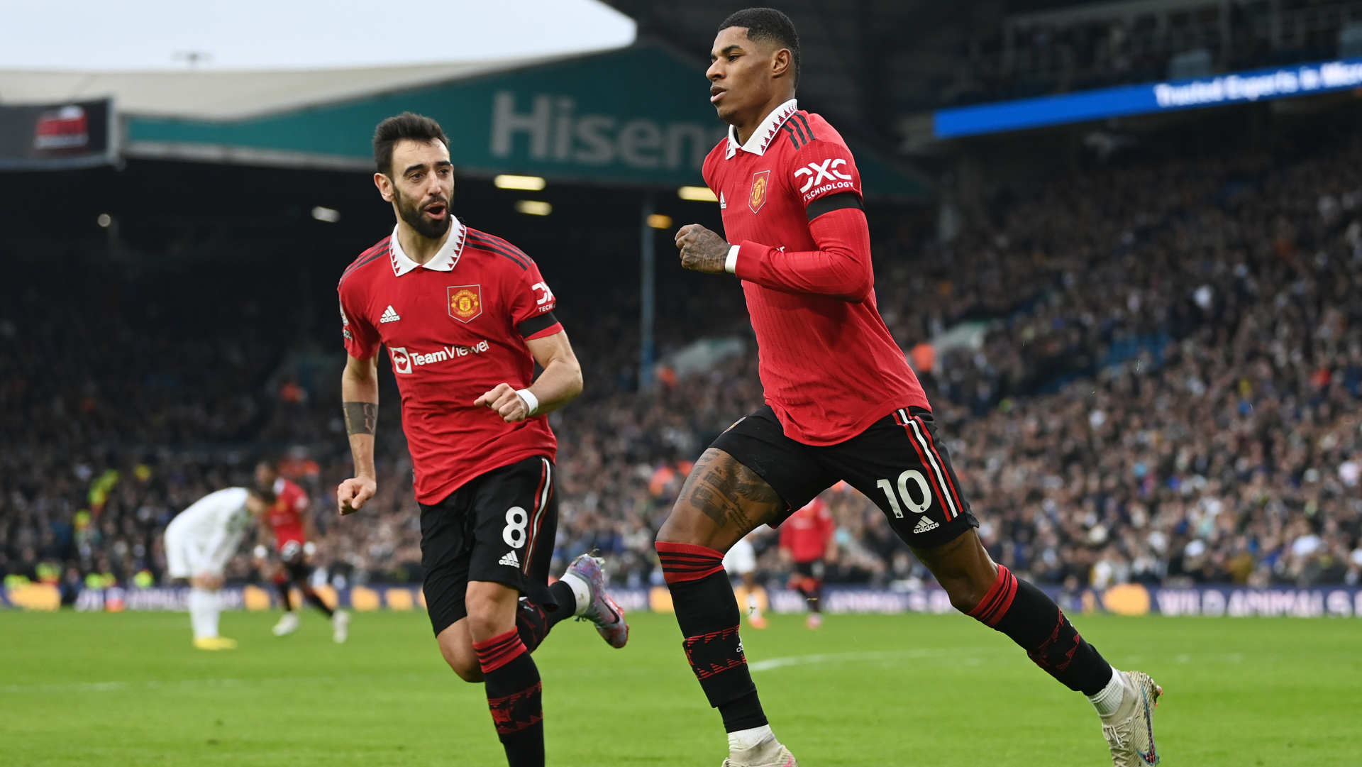 Rampant Rashford fires Man United past Leeds