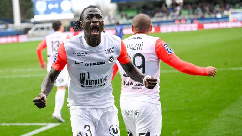 Wahbi Kharzri's last-minute goal gives Montpellier a 1-0 victory