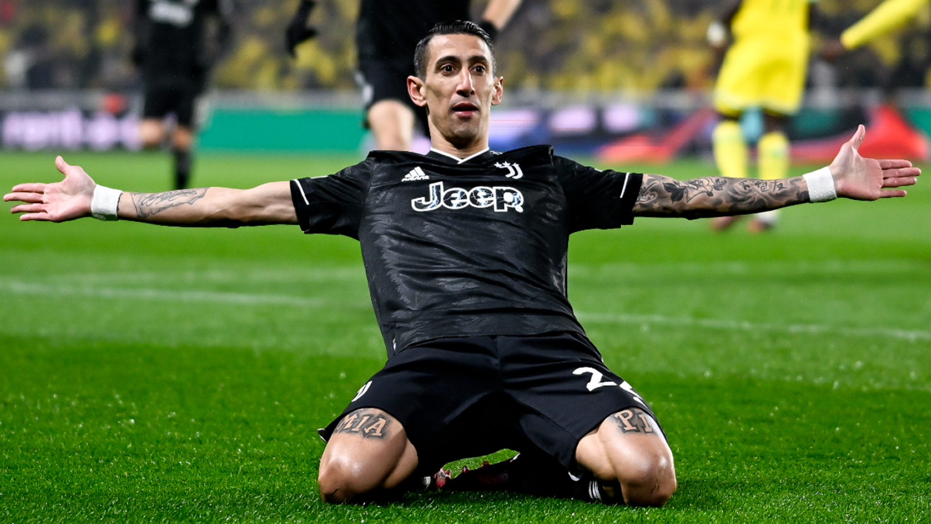 Nantes 0-3 Juventus (1-4 agg): Di Maria hat-trick fires Bianconeri into round of 16