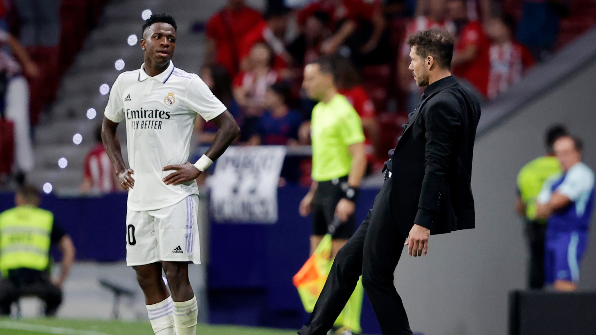 Simeone credits Vinicius for 'enormous' growth ahead of Madrid derby