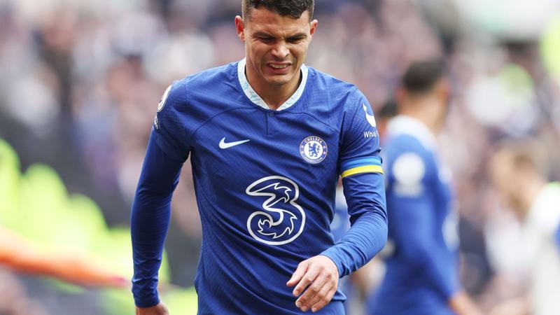 Premier League : Thiago Silva blessé à un ligament du genou gauche