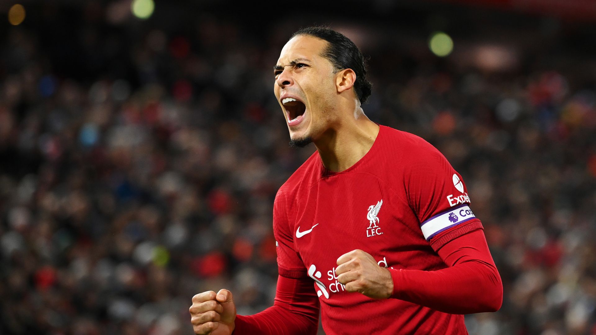 Liverpool 'need a big atmosphere' for Man Utd clash, says Van Dijk
