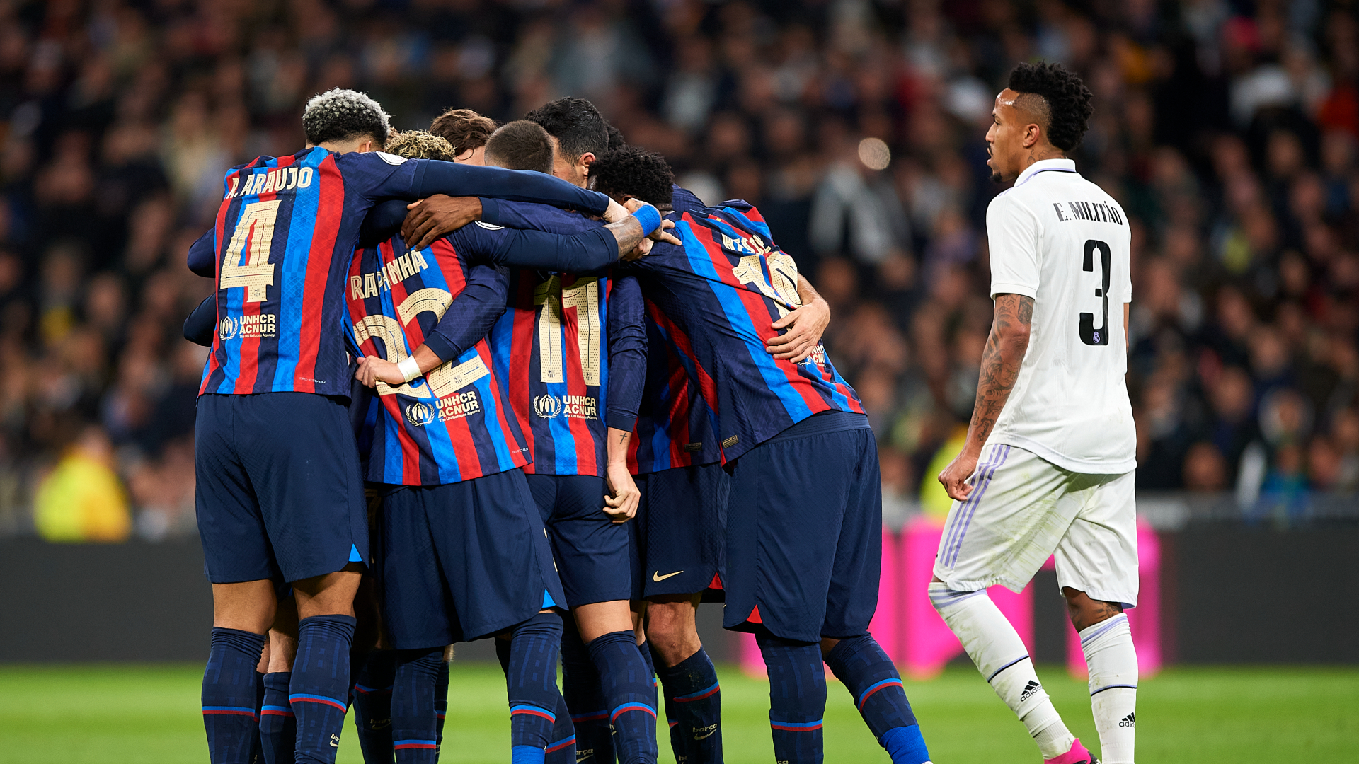 Own-goal gives Barca the advantage in Copa Clasico