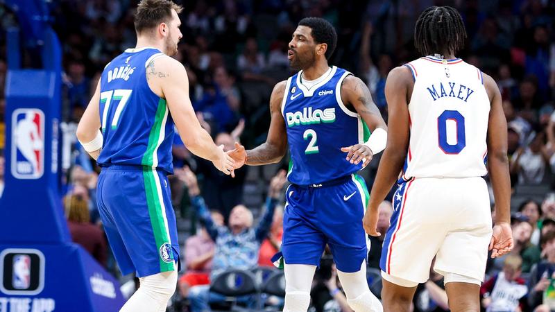 NBA Round up - Doncic, Irving click as Mavs hold off 76ers in shootout