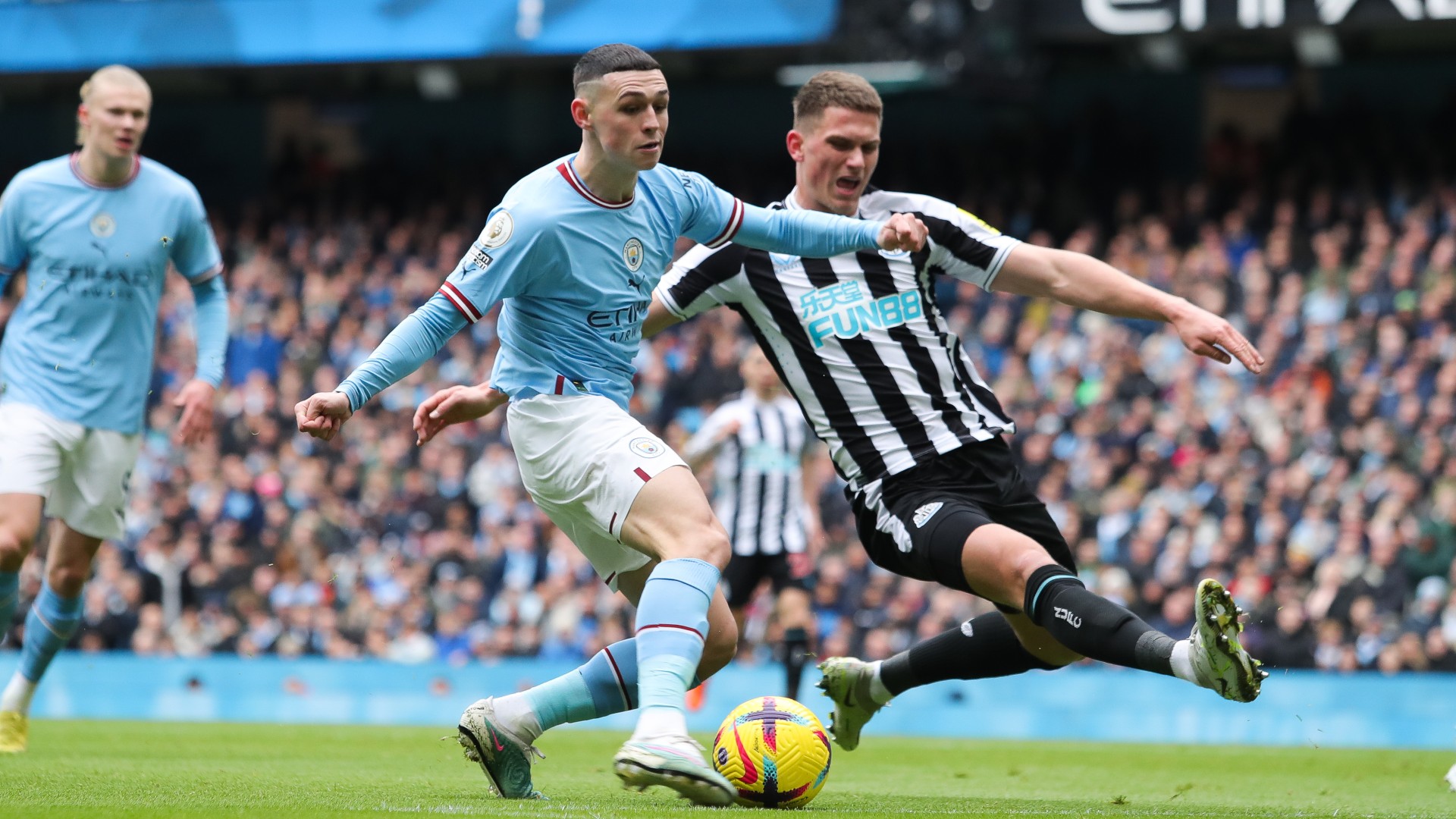 Foden makes history as City stays in touch