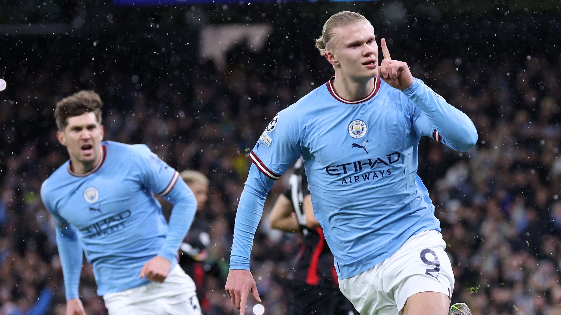 Five-goal Haaland fires Man City into last eight