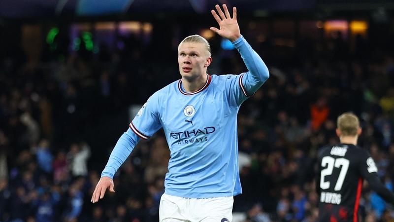 Ligue des Champions : Avec un quintuplé historique, le cyborg Erling Haaland qualifie City !