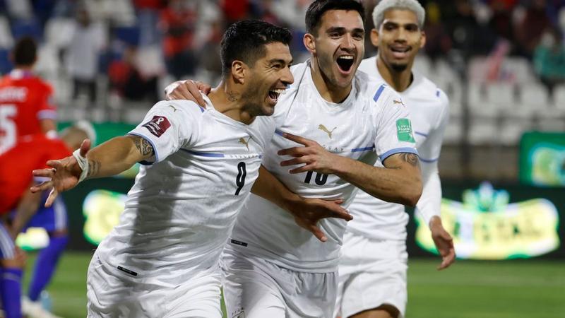Valverde, Suarez screamers end Chile's WC hopes