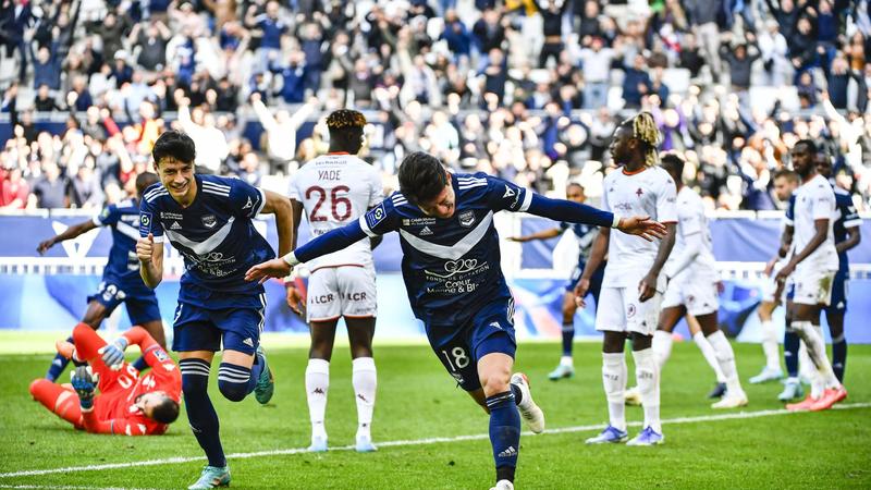 Bordeaux beat Metz in a battle of struggling sides
