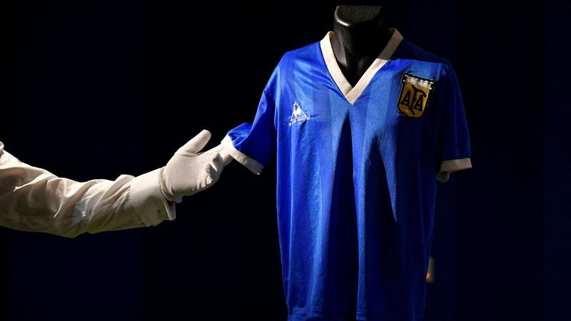 Maradona shirt auction opens with bid of $5 million