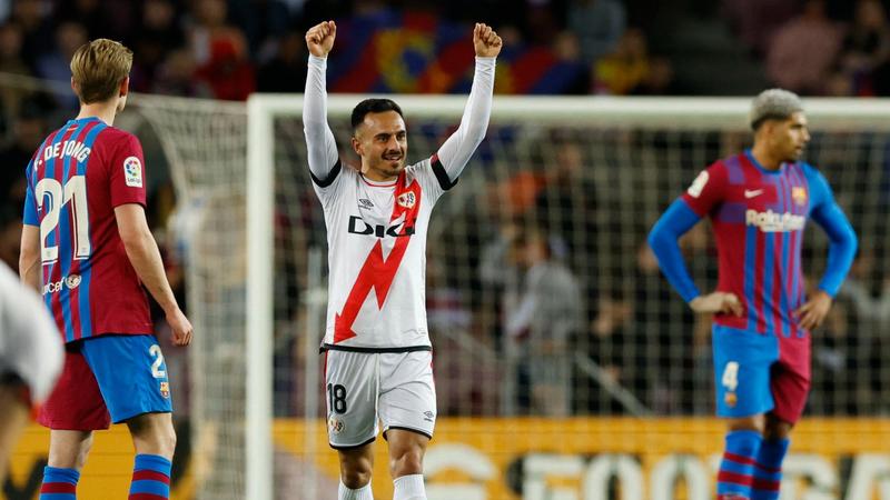 Barca wobble continues as Rayo win puts Real Madrid on brink of title