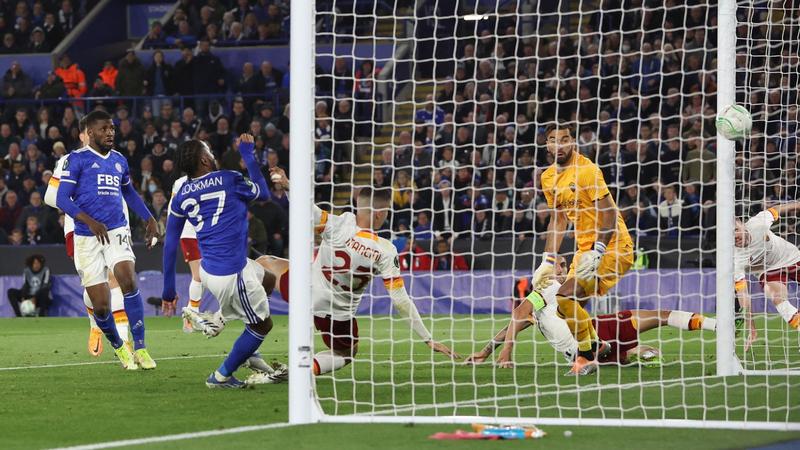 Leicester hold Roma in Conference League first leg