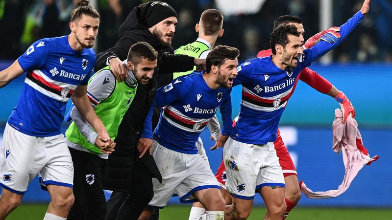 Serie A : La Sampdoria miraculée dans le derby