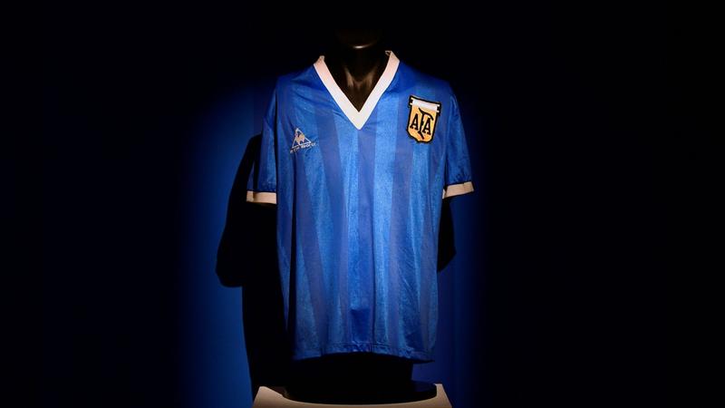 Maradona's 'hand of God' World Cup jersey auctioned for $9.3 mln: Sotheby's