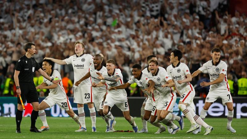 Eintracht Frankfurt beat Rangers on penalties to win Europa League