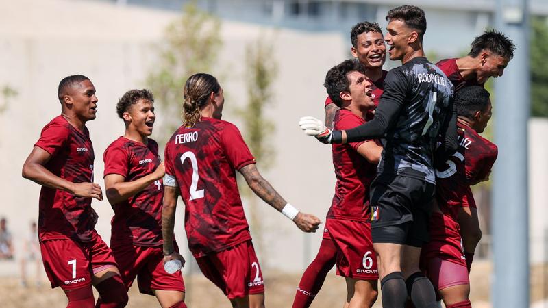 Venezuela are in the Tournoi Maurice Revello Final after beating Colombia 5-4 in a penalty shoot-out