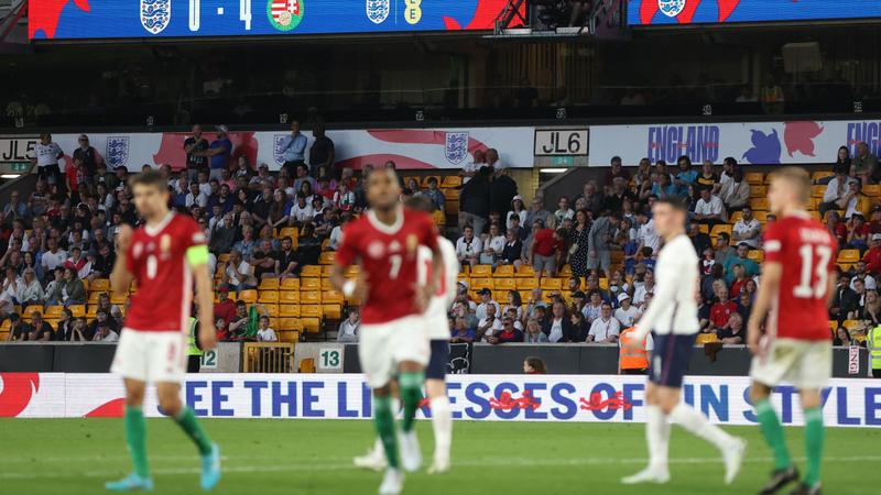 England embarrased by 4-0 home loss to Hungary
