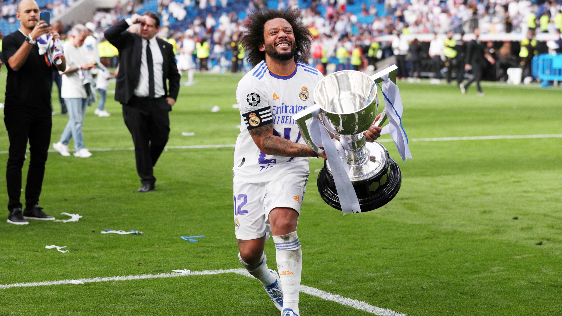 Brazil great Roberto Carlos labels Marcelo the 'best left-back of all time'
