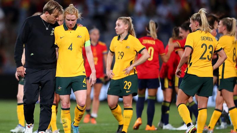 Matildas capitulate in first test against Spain