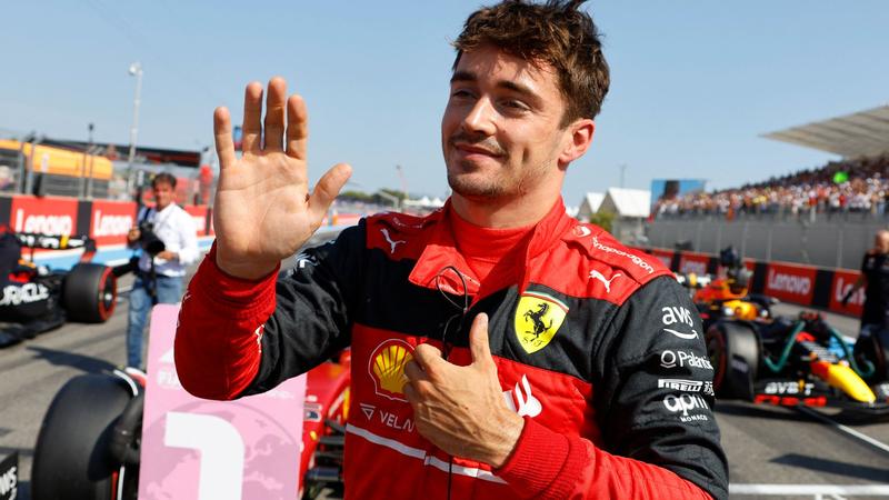 Leclerc takes pole position for French Grand Prix