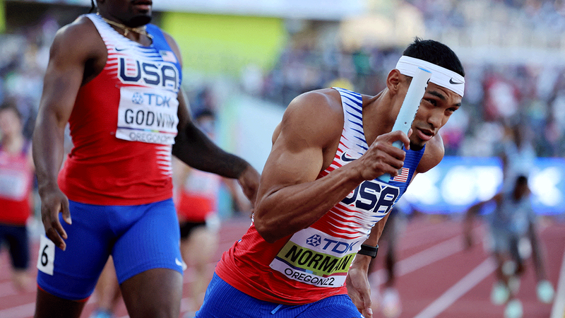 Gold for USA Men's 4x400m relay team