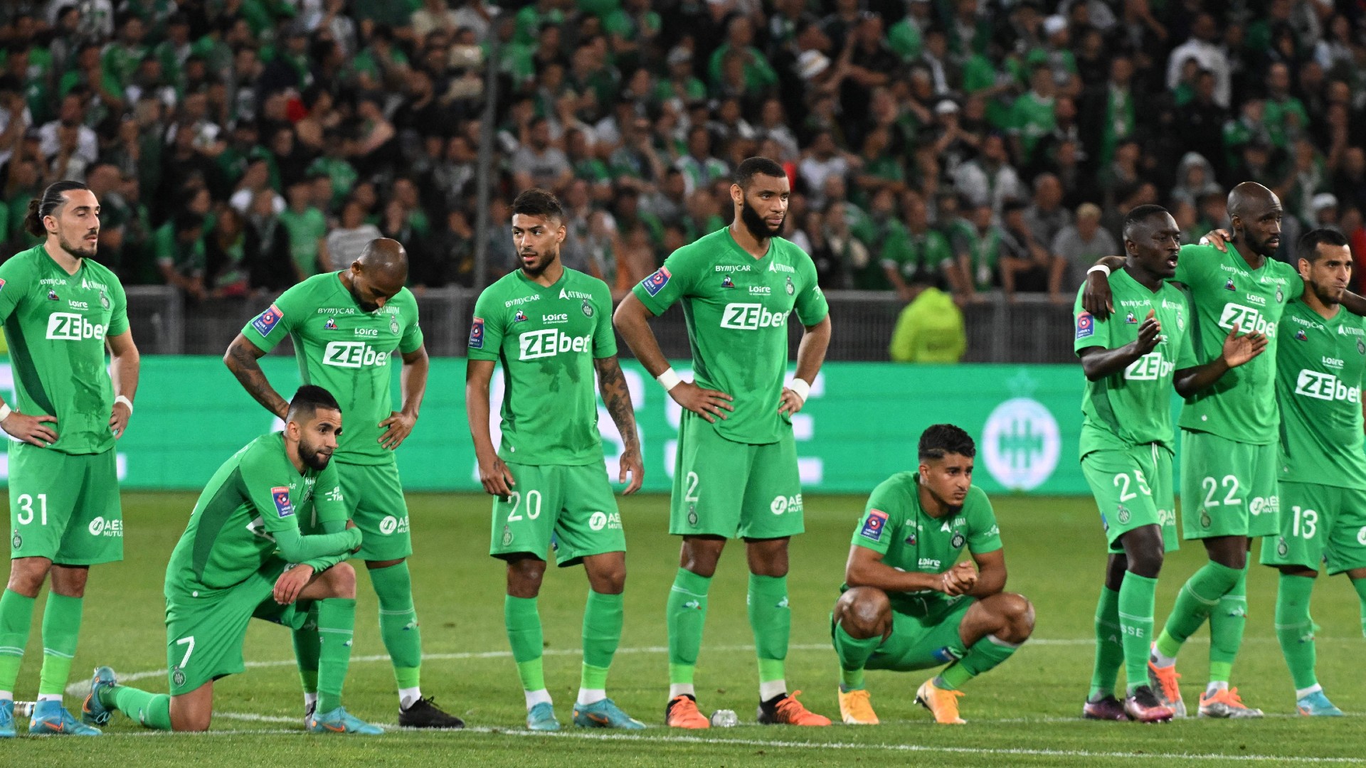 Eight-man Saint-Etienne smashed in club-record loss