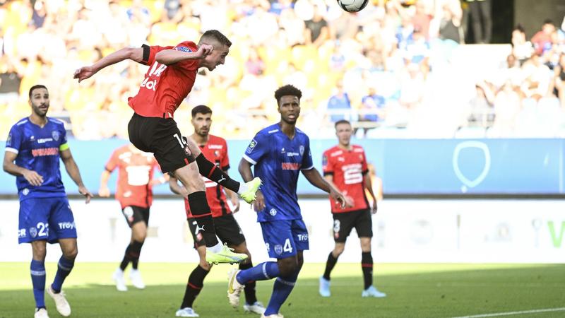 Troyes draw 1-1 with Rennes