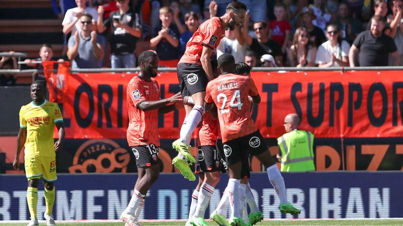 Lorient beat Nantes in an exciting match that ended 3-2