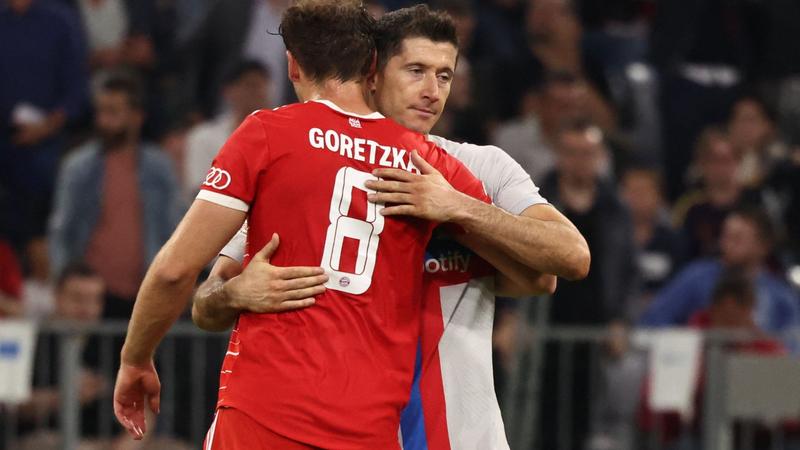 Sane strike sees Bayern beat Barca on Lewandowski return