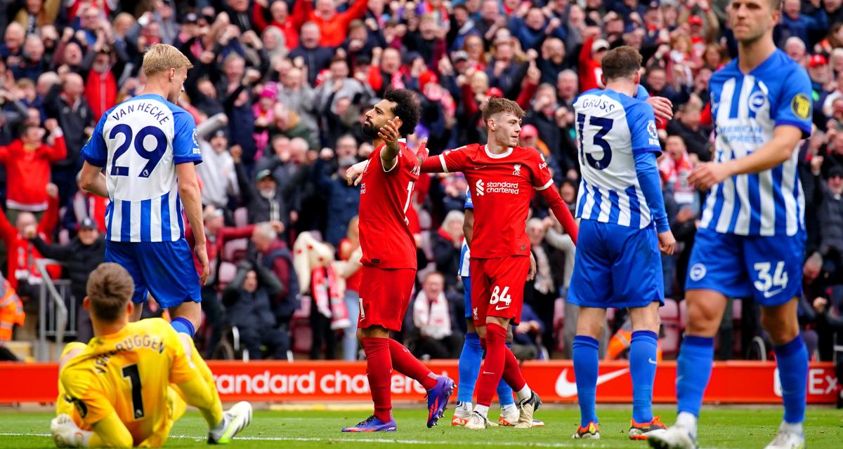 Liverpool renverse Brighton et met la pression