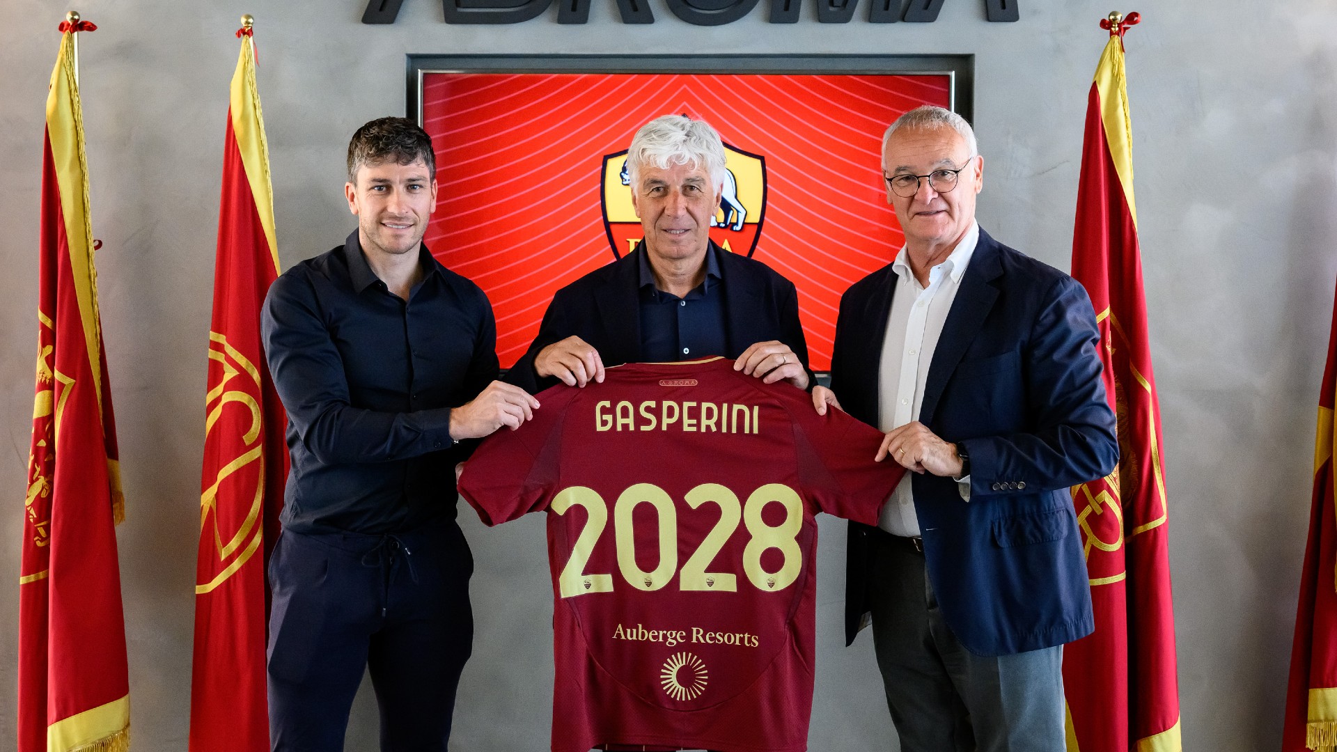 Gasperini in at Roma