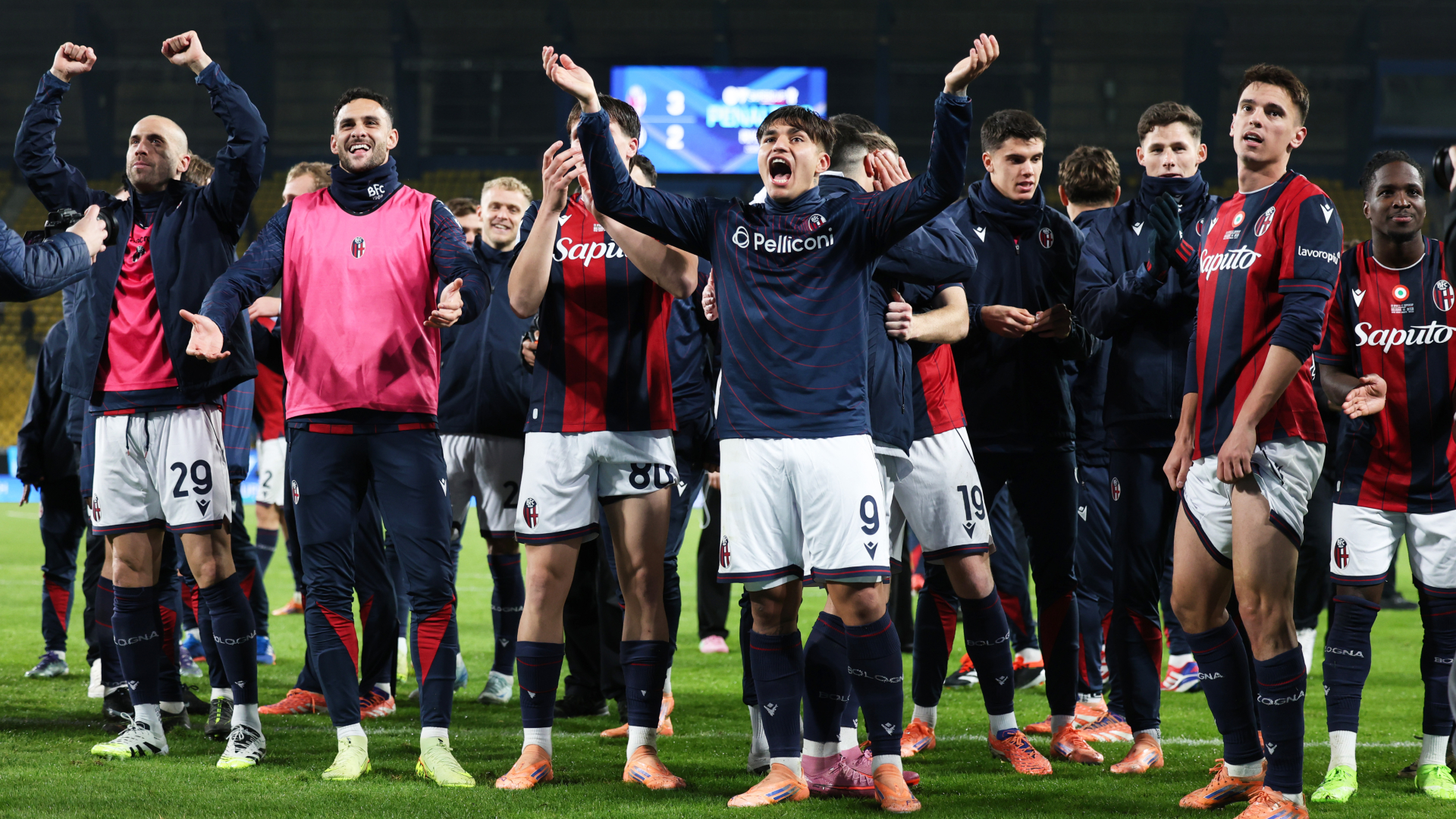 Bologna 1-1 Inter (3-2 pens)