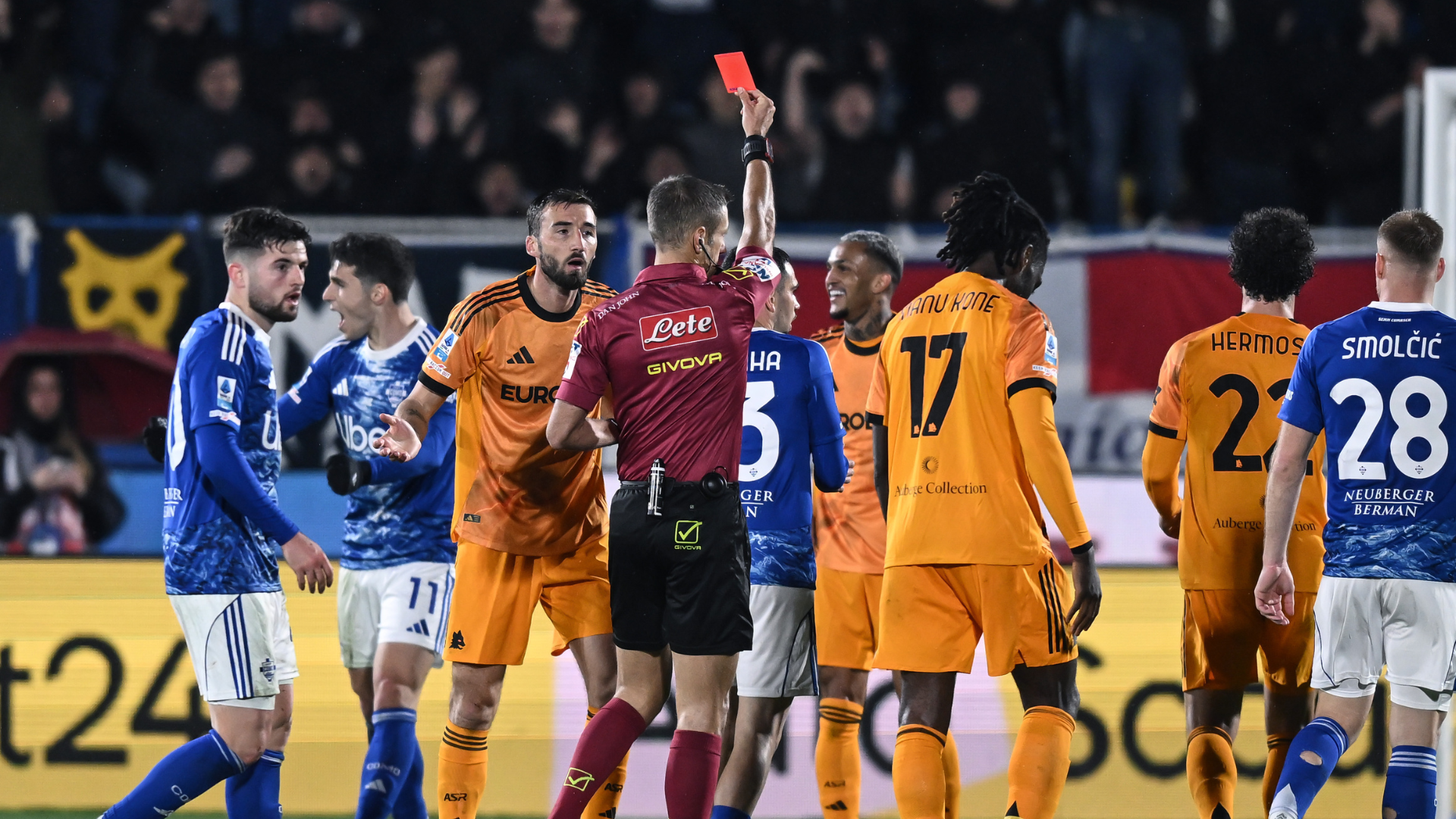 Gasperini fumes at Wesley red