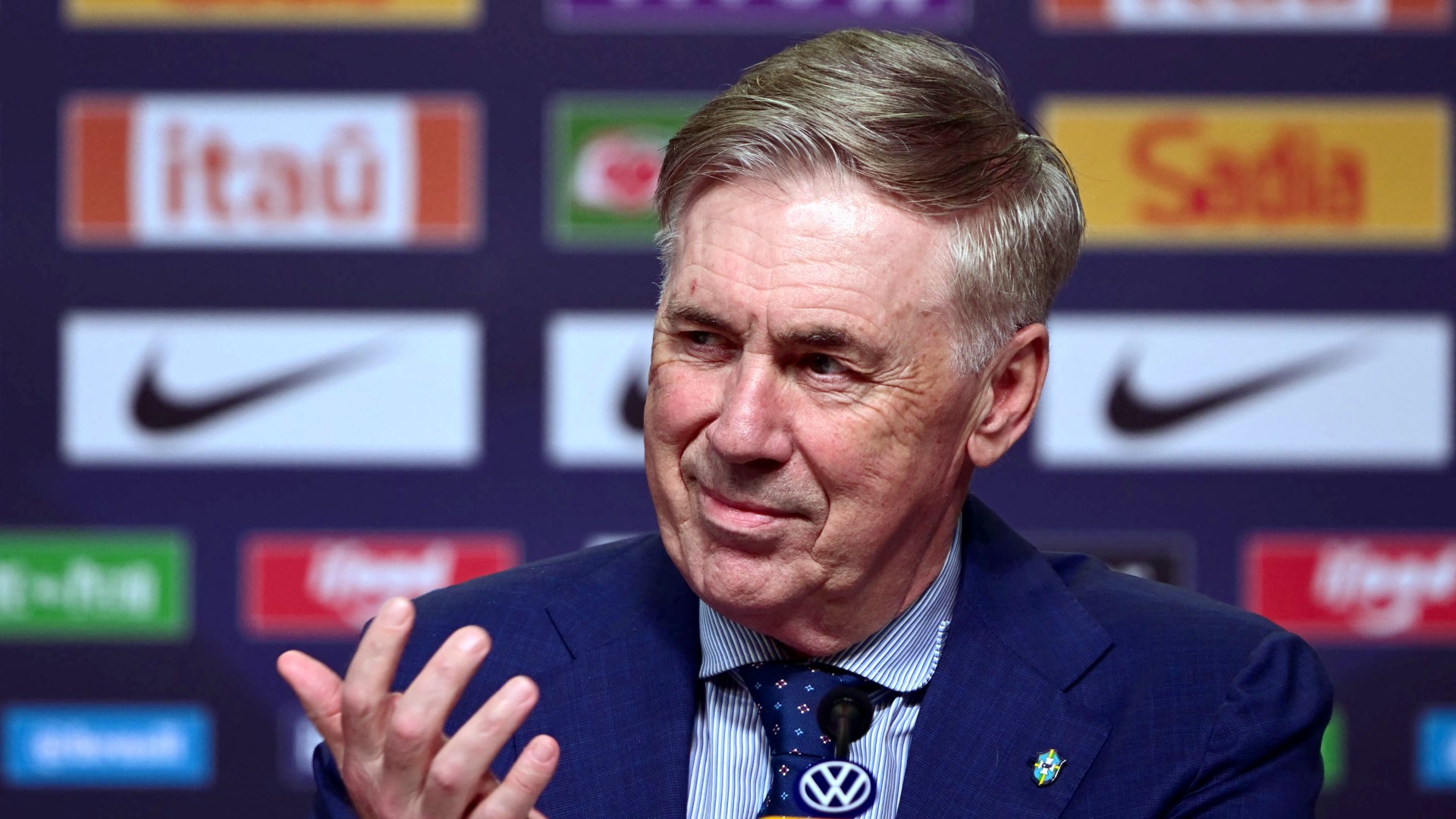 Ancelotti seeking balance at Brazil