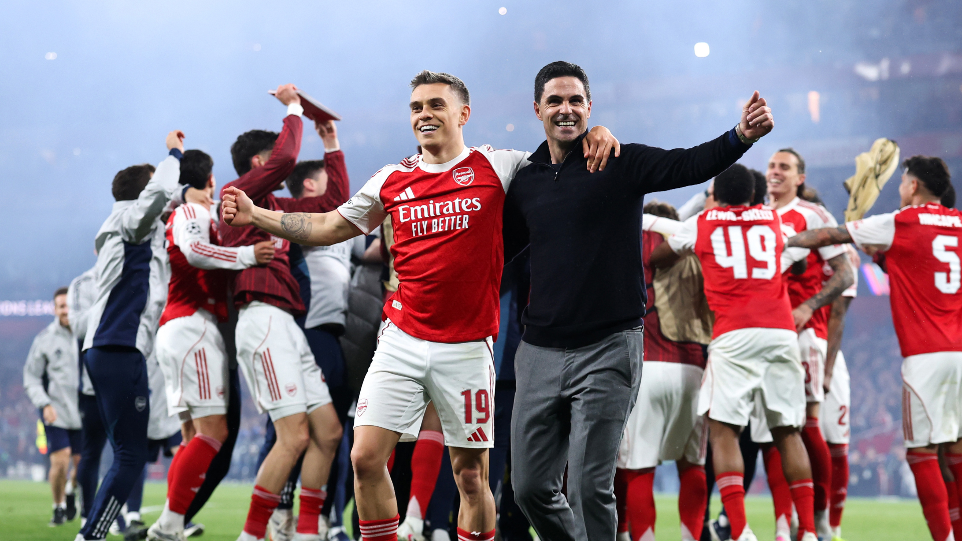 Arteta defends Arsenal celebrations